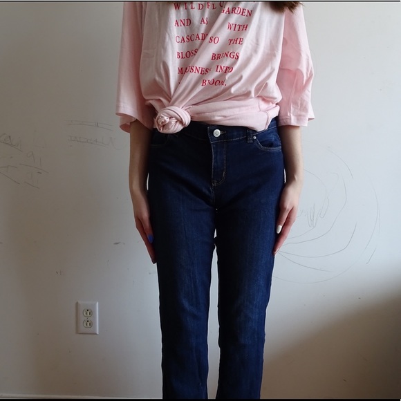 STRAIGHT CUT CLASSIC BLUE JEANS - Picture 5 of 5